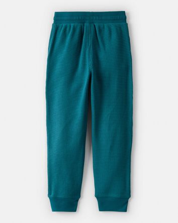 Boys Thermal Drawstring Jogger - Green, 