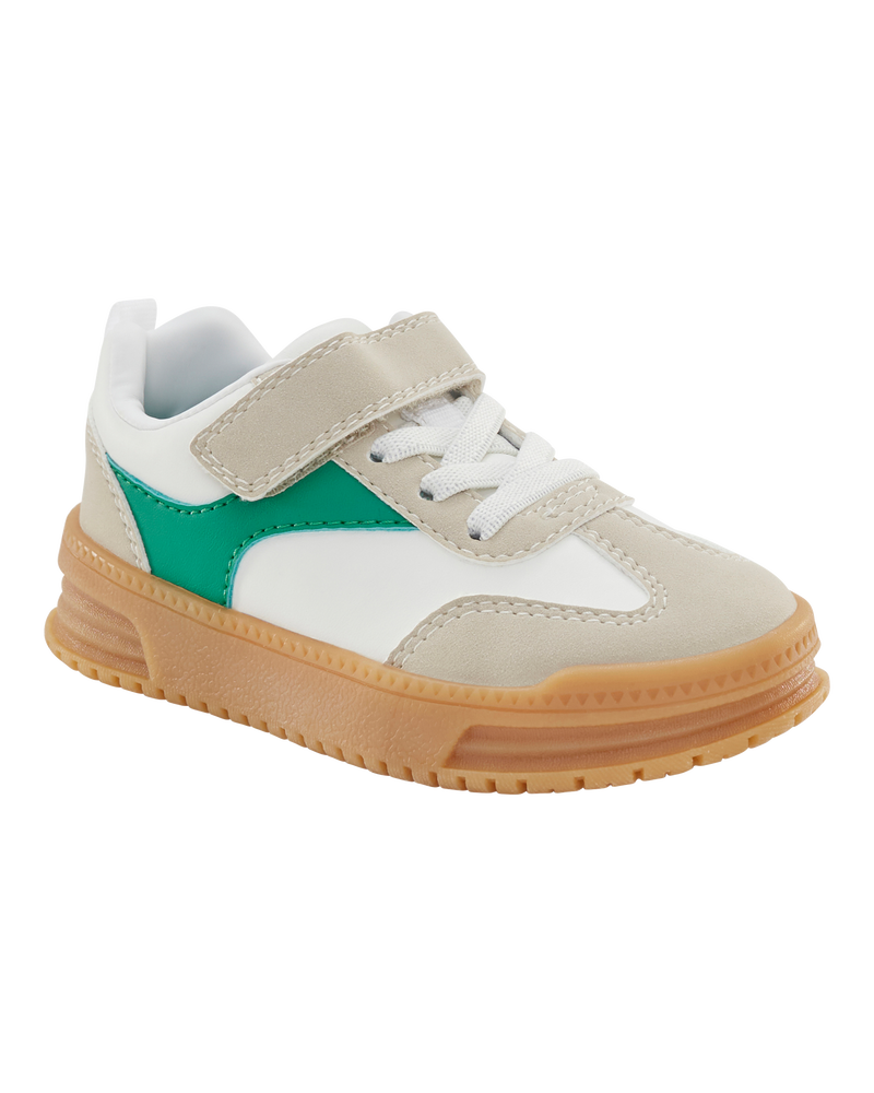 Toddler Casual Sneakers - Green/White, image 1 of 7 slides