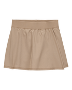 Kid Poplin Stretch Uniform Skort - Khaki, image 1 of 4 slides