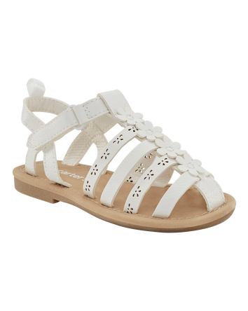 Toddler Casual Sandals - White, 