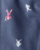 Baby Boy 2-Piece Football PurelySoft Pull-On Pants - Navy/Grey, image 4 of 7 slides