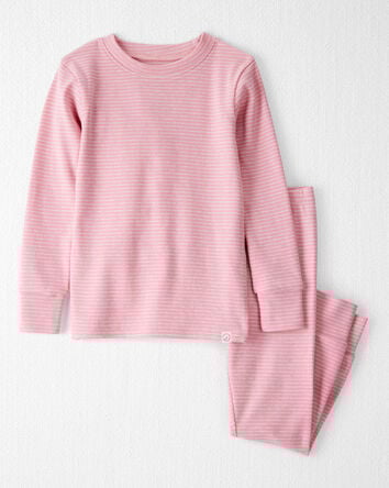 Toddler Organic Cotton Pajamas in Stripes, 