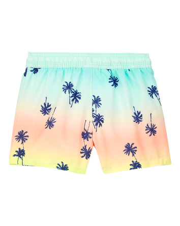 Toddler Boy Palm Tree Swim Trunks, 