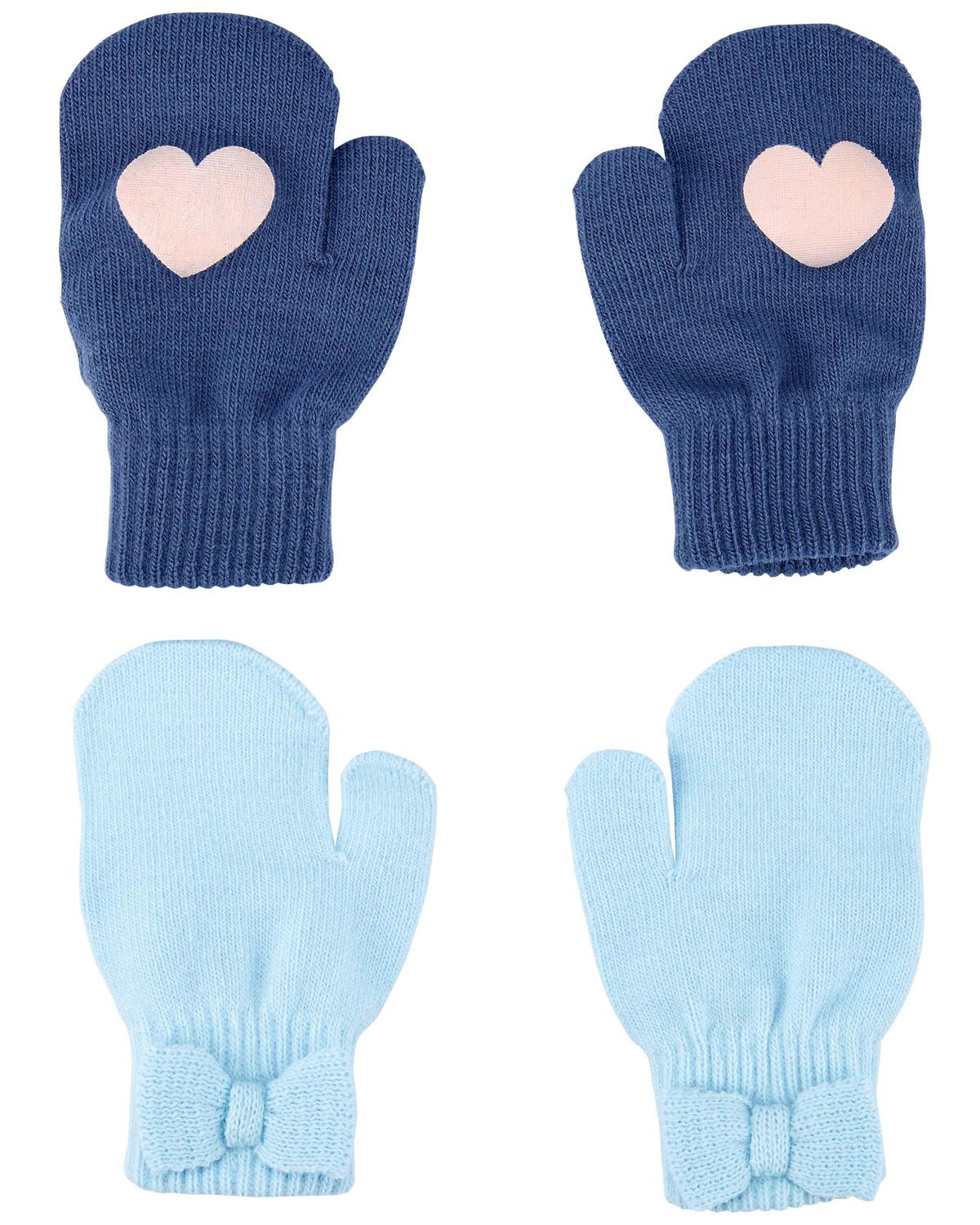 Multi Toddler 2Pack Gripper Mittens