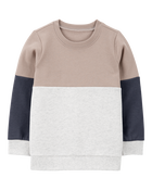 Toddler Colorblock Fleece Sweatshirt, image 1 of 3 slides