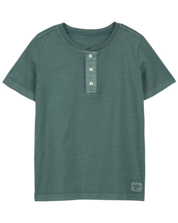 Kid Short-Sleeve Henley Tee, 