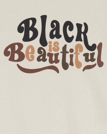Baby Black Is Beautiful Cotton Bodysuit, 
