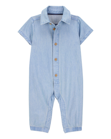 Baby Chambray Jumpsuit, 