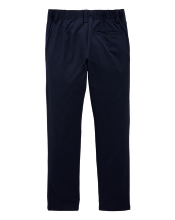 Boys Active Pull-On Uniform Pants - Navy, 
