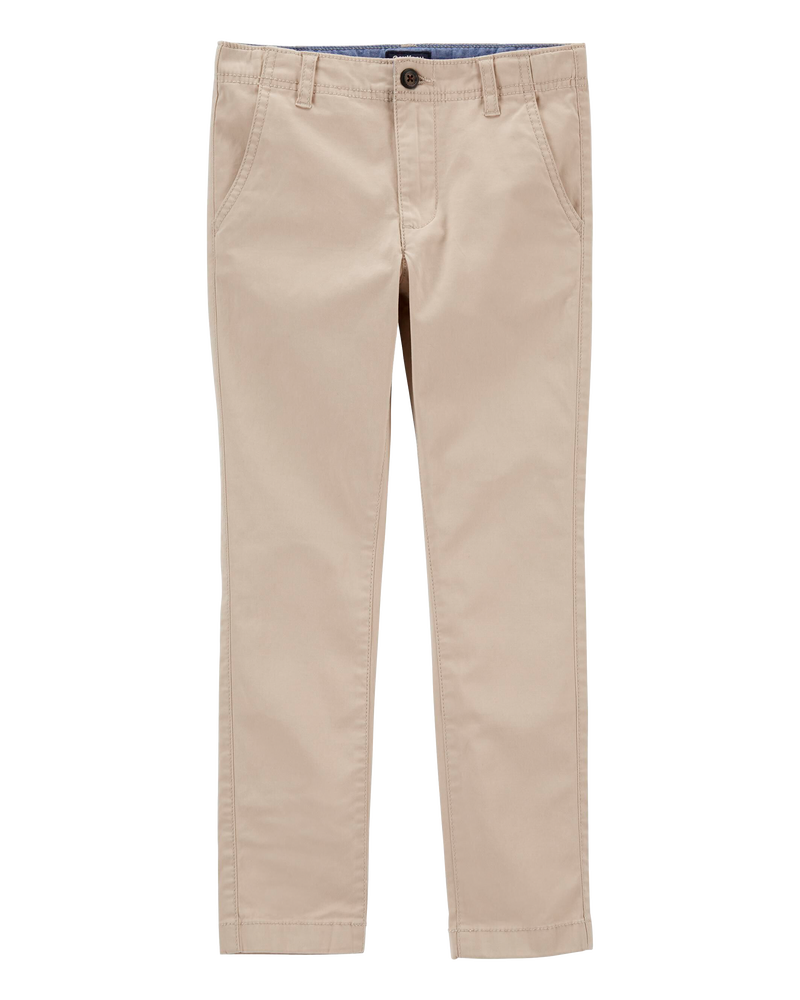 Kid Slim Stretch Chino Pants, image 1 of 4 slides