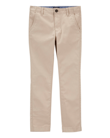 Kid Slim Stretch Chino Pants, 