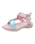 Toddler Light Up Metallic Sandals - Pink/Blue, image 8 of 8 slides