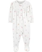 Baby Character Friends Snap-Up Cotton Sleep & Play Pajamas, image 1 of 2 slides
