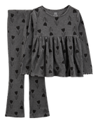 Kid 2-Piece Floral Thermal Outfit Set, image 1 of 3 slides