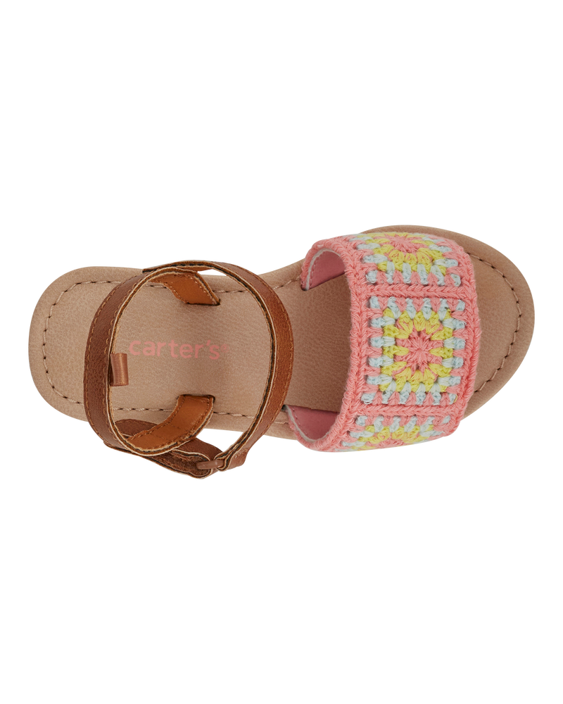 Toddler Crochet Sandals, image 4 of 7 slides