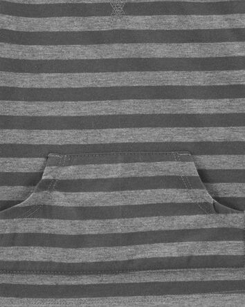 Baby Striped Hooded Bodysuit, 