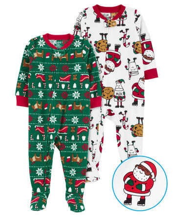 Toddler 2-Pack 1-Piece Pajamas, 