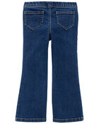 Baby Flare Pull-On Denim Jeans, image 2 of 3 slides