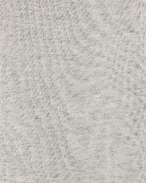 Heather Kid ZipUp Fleece Hoodie