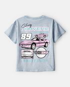 Kid Chevrolet™ Corvette™ Short-Sleeve Graphic Tee - Blue, image 2 of 4 slides