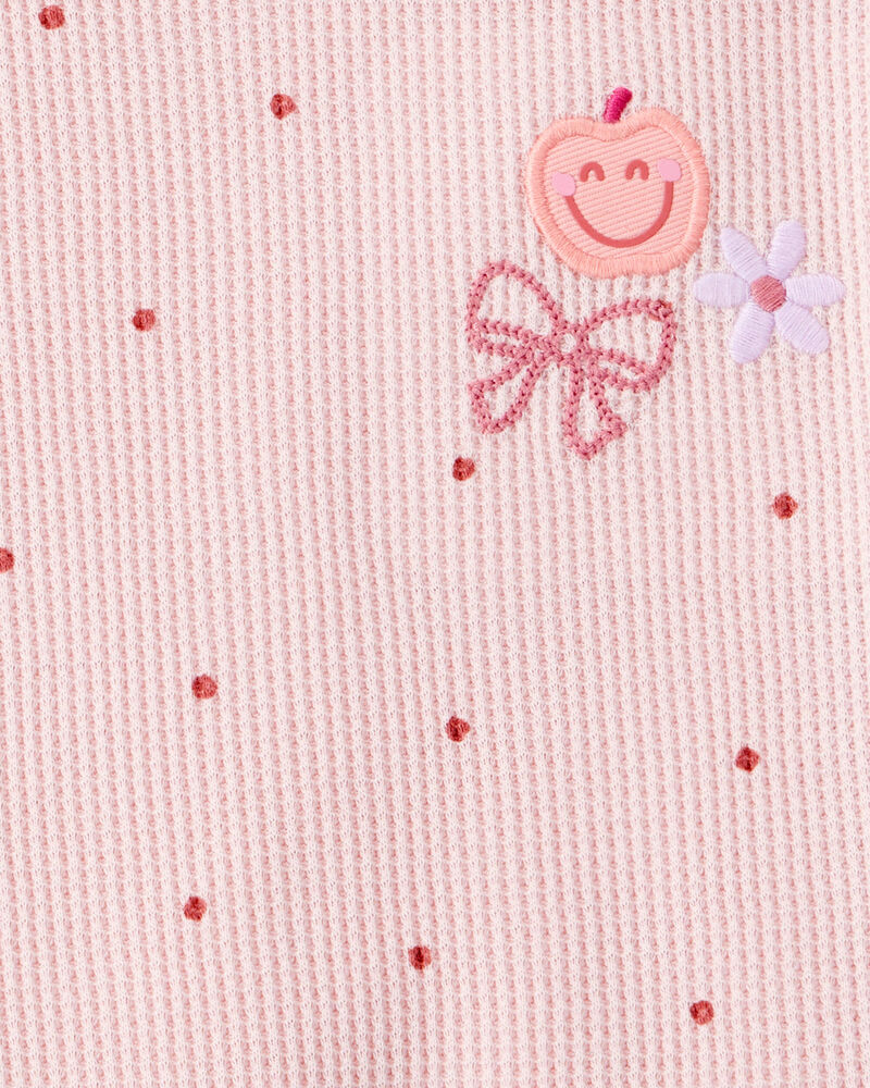 Baby Girl Polka Dot Short-Sleeve Top - Pink, image 3 of 4 slides