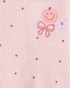 Baby Girl Polka Dot Short-Sleeve Top - Pink, image 3 of 4 slides
