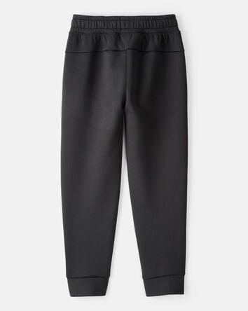 Boys Cotton Active Joggers - Black, 