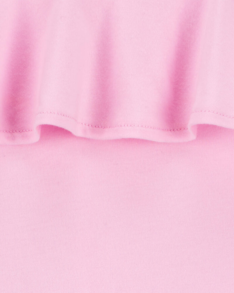 Toddler Flower Strap Ruffle Tank, image 2 of 3 slides