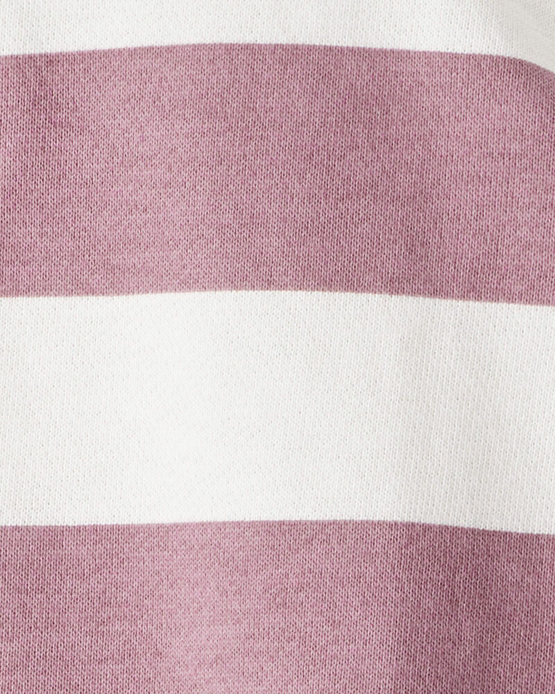 Toddler Boy Organic Cotton Henley Top in Stripes, image 3 of 5 slides