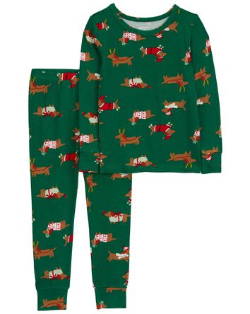 2-Piece Christmas Dog PurelySoft Pajamas, 