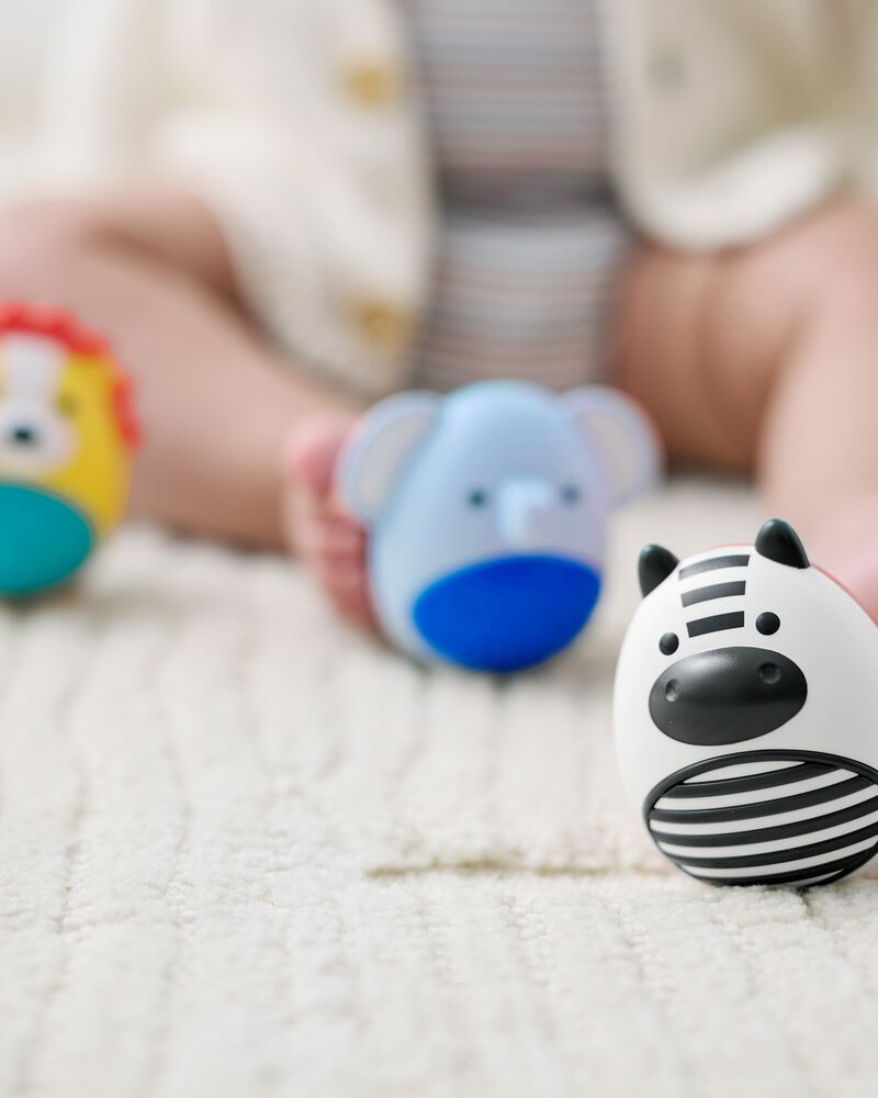 Jungle Beats Baby Egg Shaker Set of 3, image 5 of 5 slides