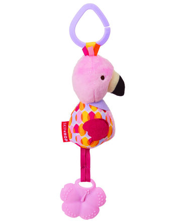 Bandana Buddies Chime & Teethe Toy - Flamingo, 