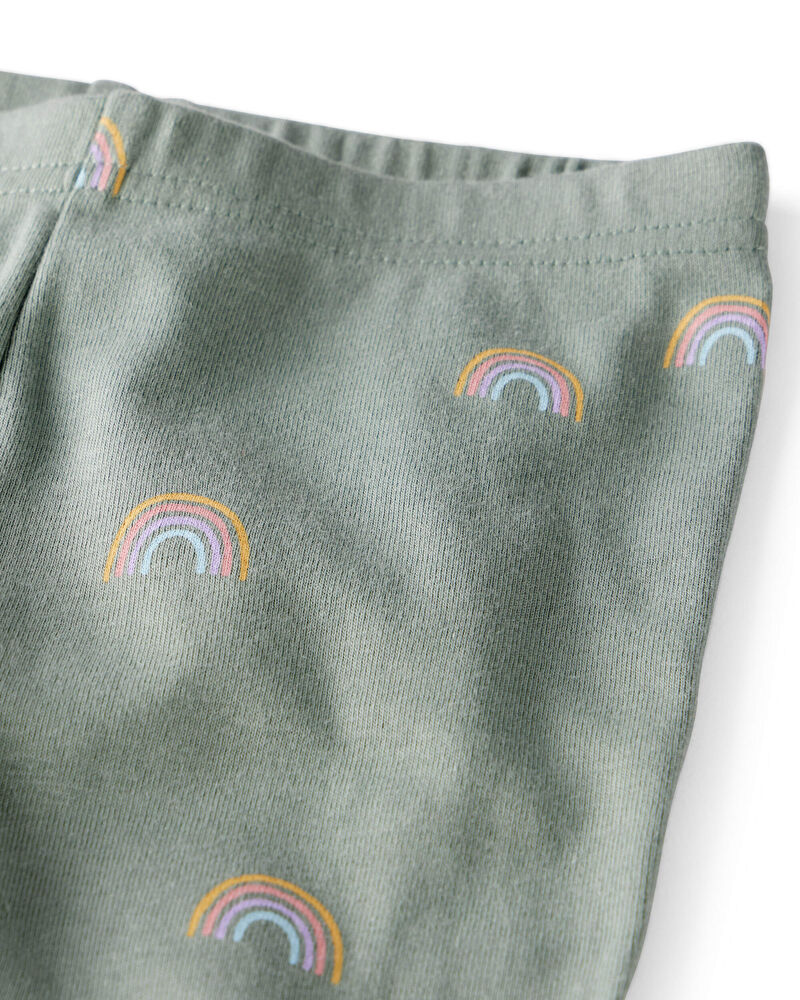 Baby Organic Cotton Pajamas in Magical Rainbow Print, image 2 of 5 slides