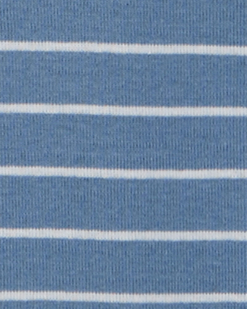 Baby 6-Pack Striped Short-Sleeve Bodysuits, image 5 of 7 slides