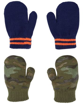 Toddler 2-Pack Gripper Mittens, 