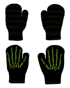 Toddler 2-Pack Skeleton Gripper Mittens, image 2 of 3 slides