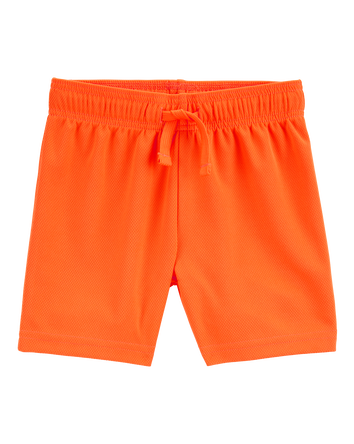 Toddler Boy Active Mesh Shorts - Orange, 