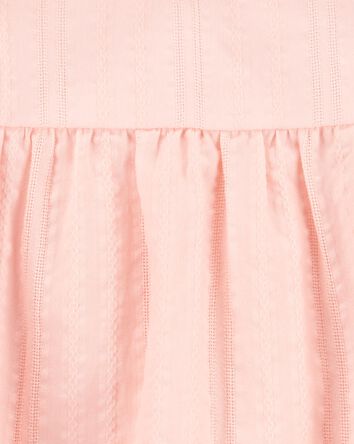 Toddler Girl Flutter Fashion Top - Pink, 