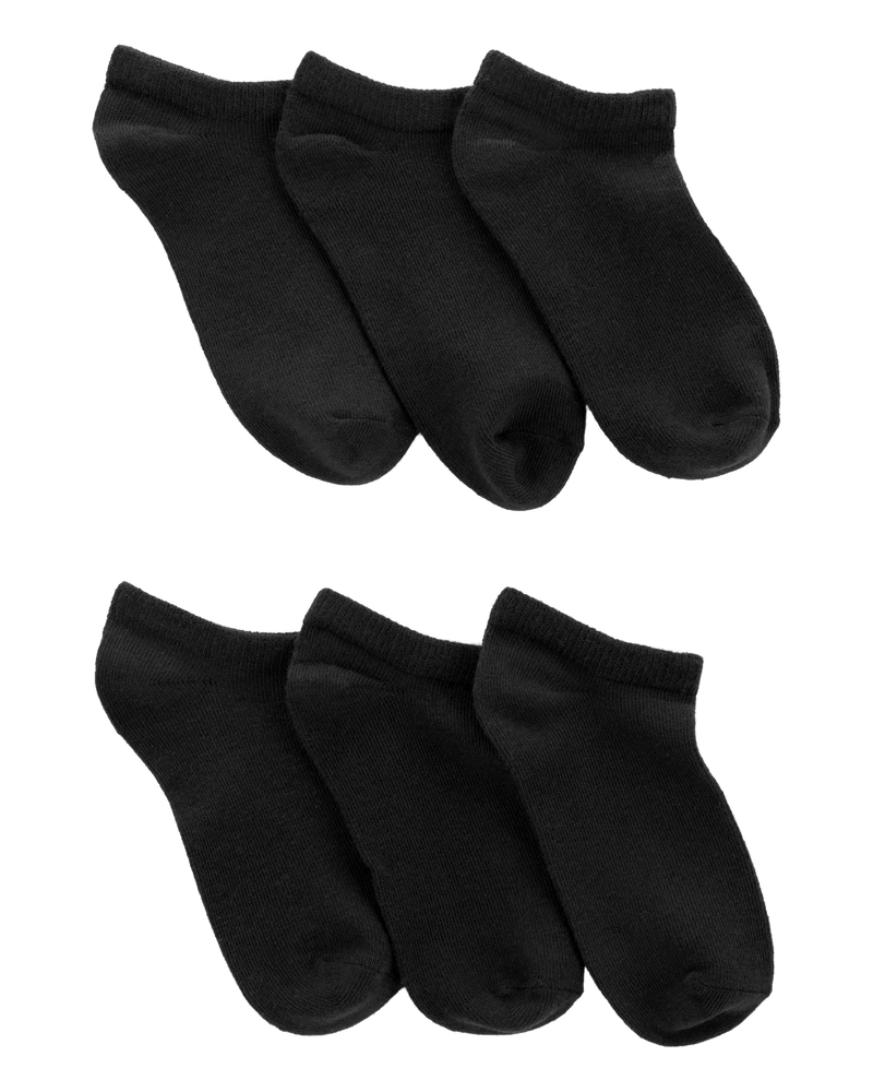 Kid 6-Pack No Show Socks, image 1 of 3 slides