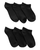 Kid 6-Pack No Show Socks, image 1 of 3 slides