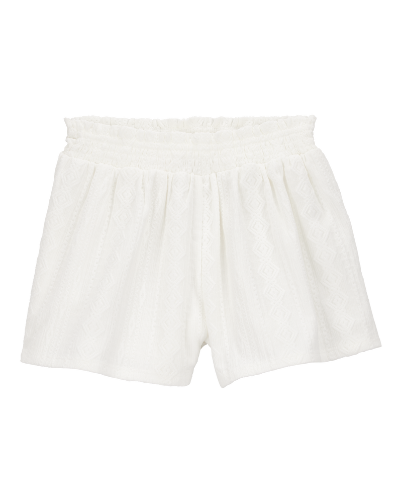 Kid Pull-On Smocked Shorts, image 1 of 3 slides