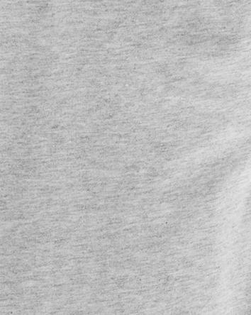 Girls Cotton Stretch Leggings - Grey, 