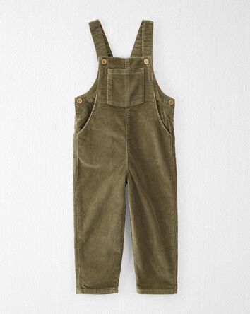 Toddler Organic Cotton Corduroy Overalls, 