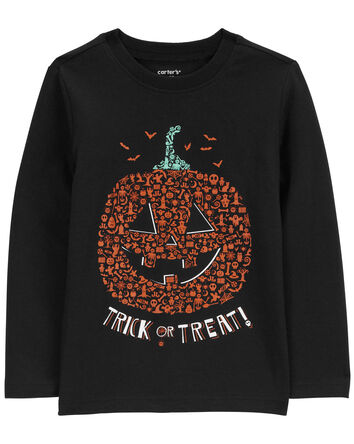 Halloween Pumpkin Graphic Tee, 