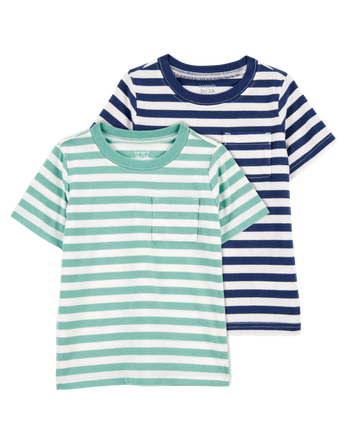 Baby 2-Pack Striped Short-Sleeve Tees, 