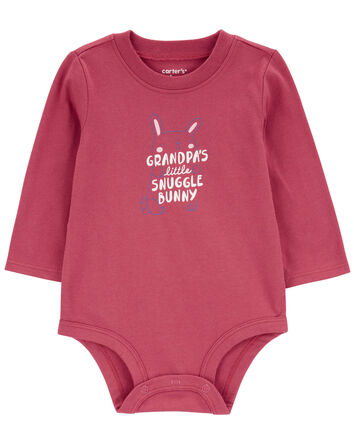 Baby Grandpa's Little Snuggle Bunny Collectible Bodysuit, 