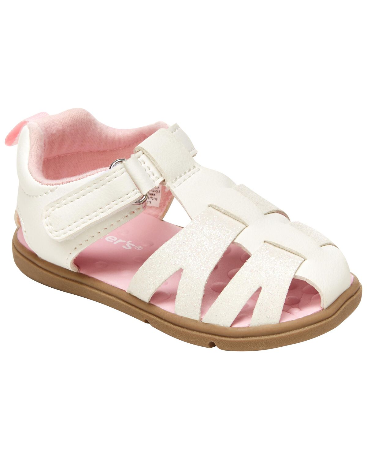 White Baby Every Step Fisherman Sandals | carters.com