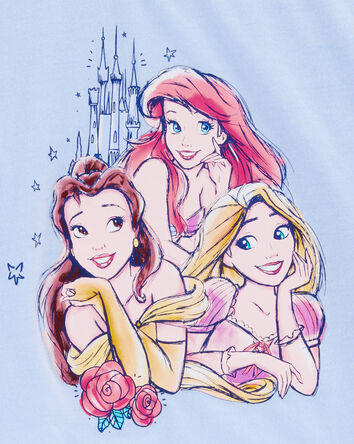 Kid Disney© Princess  Loose-Fit 2-Piece Pajamas - Blue, 