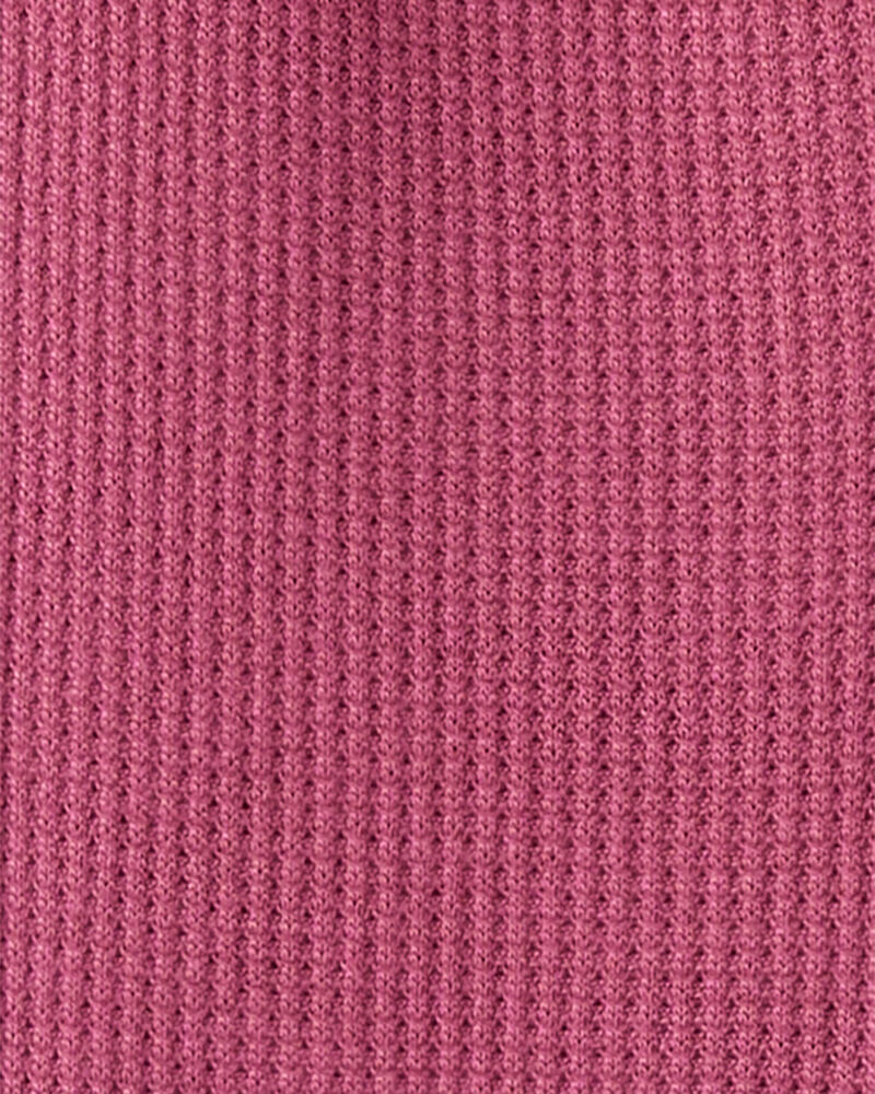 Baby Girl PurelySoft Long-Sleeve Sleep & Play - Burgundy, image 4 of 8 slides