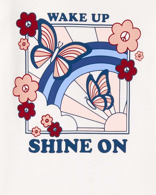 Burgundy Kid 4Piece Floral 100 Snug Fit Cotton Pajamas